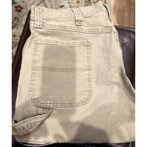 Mens Carpenter Khaki Jeans, Wrangler, 36x34